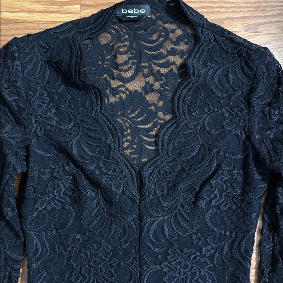 Bebe Midnight Lace Bodysuit - Picture 2 of 4